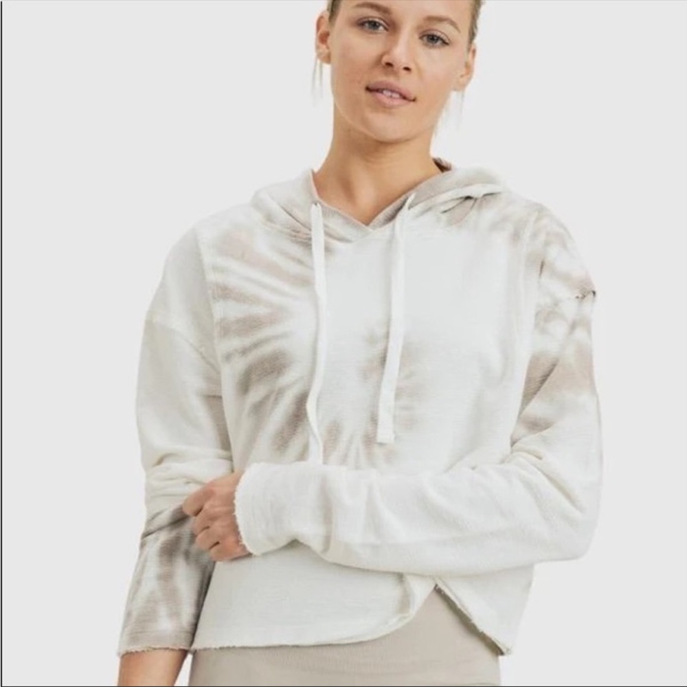Mono B Cropped Oversized Hoodie NWT - Picture 4 of 10